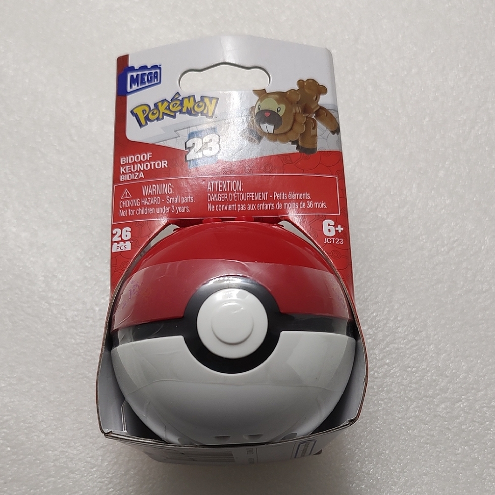 Pokémon Mega Construx Bidoof Series 23 Poké Ball